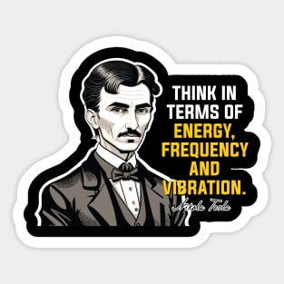 Nikola Tesla - Visionary Inventor and Scientist Sticker